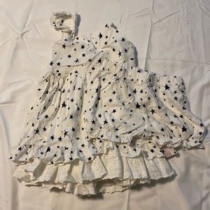 Adorable Sweet Honey Clothing Dress & Bubble Shorts, 6Y